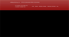 Desktop Screenshot of legendsboxing.co.uk